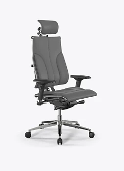 Кресло Метта Y 4D Free L2-10D/0105412 (экокожа Infinity Easy Clean серая)