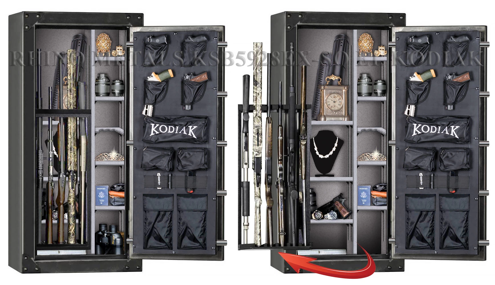 Универсальный сейф Rhino Metals KSB5928EX-SO EL Kodiak®