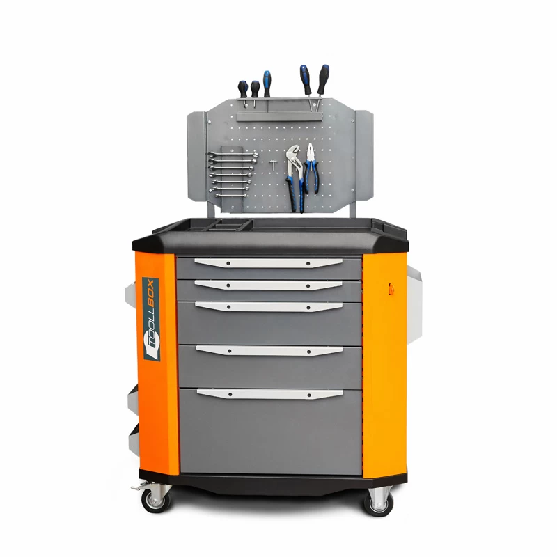 Тележка инструментальная ToollBox TBP-5 (оранжевый)