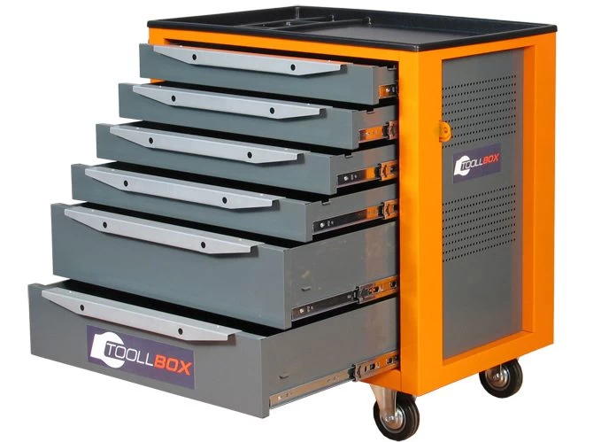 Тележка инструментальная ToollBox TBS-6 (синий)