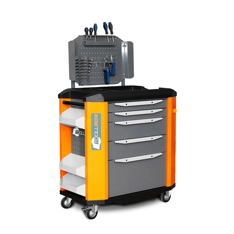 Тележка инструментальная ToollBox TBP-5 (оранжевый)