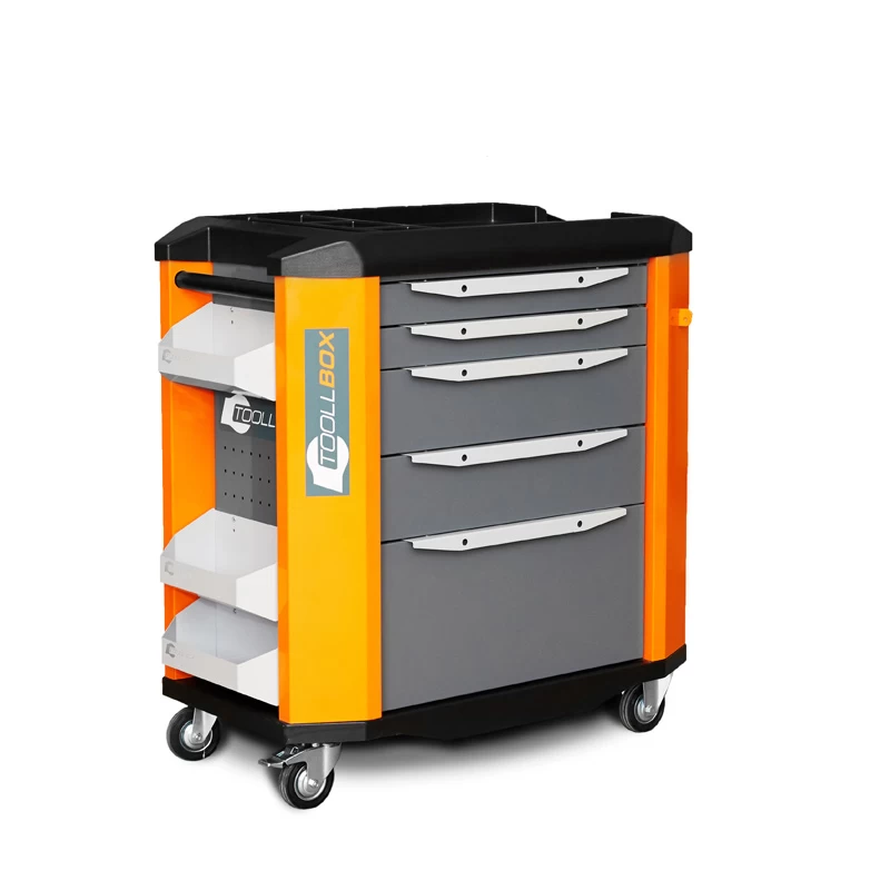 Тележка инструментальная ToollBox TBP-5 (оранжевый)