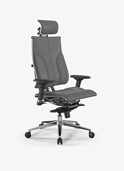 Кресло Метта Y 4D Free L2-10D/1105412 (экокожа Infinity Easy Clean серая)